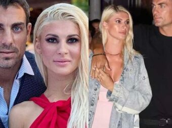 Στέλιος Χανταμπάκης και Όλγα Πηλιάκη φωτογραφίζονται στους δρόμους της Μαδρίτης μαζί με τα παιδιά τους